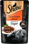 Влажный корм для кошек «Sheba» Телятина и язык, ломтики в соусе, 75 г