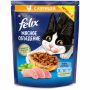 Сухой корм Мясное объедение для взрослых кошек, с курицей